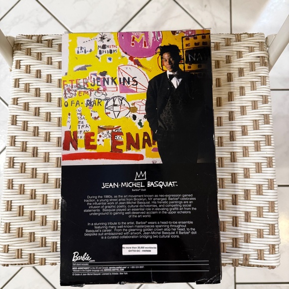 Jean Michael Basquiat Barbie Inspiration Signature - Picture 2 of 2